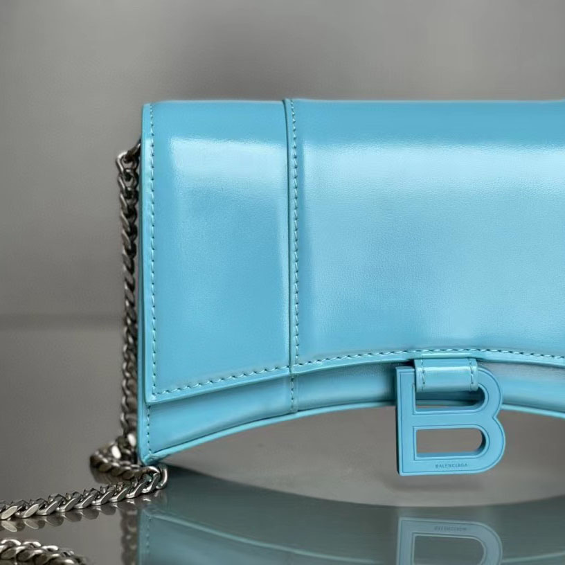 Balenciaga XS Hourglass Wallet Shoulder Bag  (19.3-11.9-4.8cm) - DesignerGu