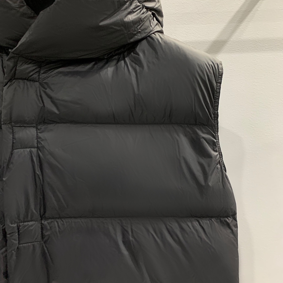 Rick Owens Black Padded Down Vest - 