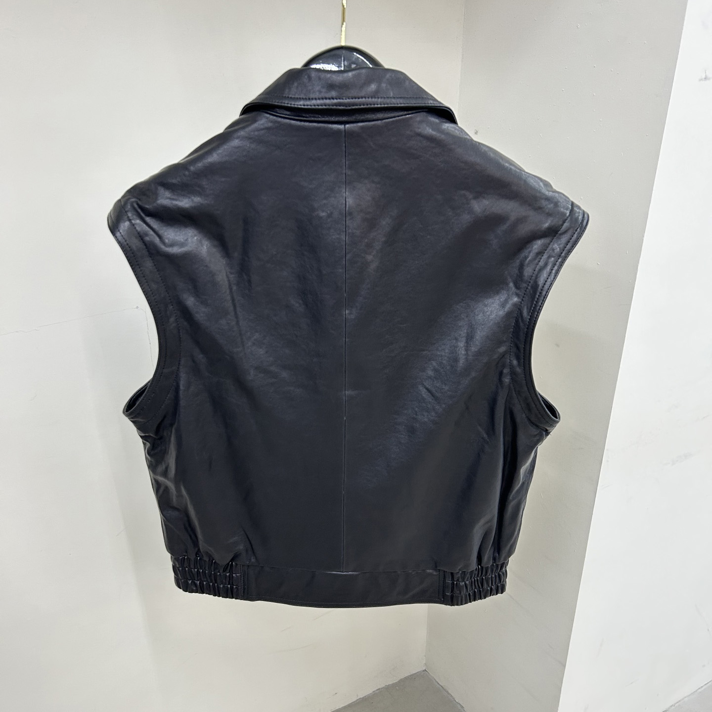 Saint Laurent Biker Jacket In Vintage Crinkled Lambskin - DesignerGu