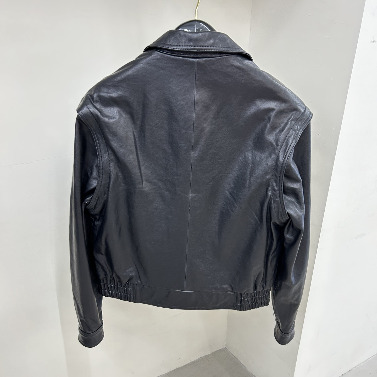 Saint Laurent Biker Jacket In Vintage Crinkled Lambskin - DesignerGu
