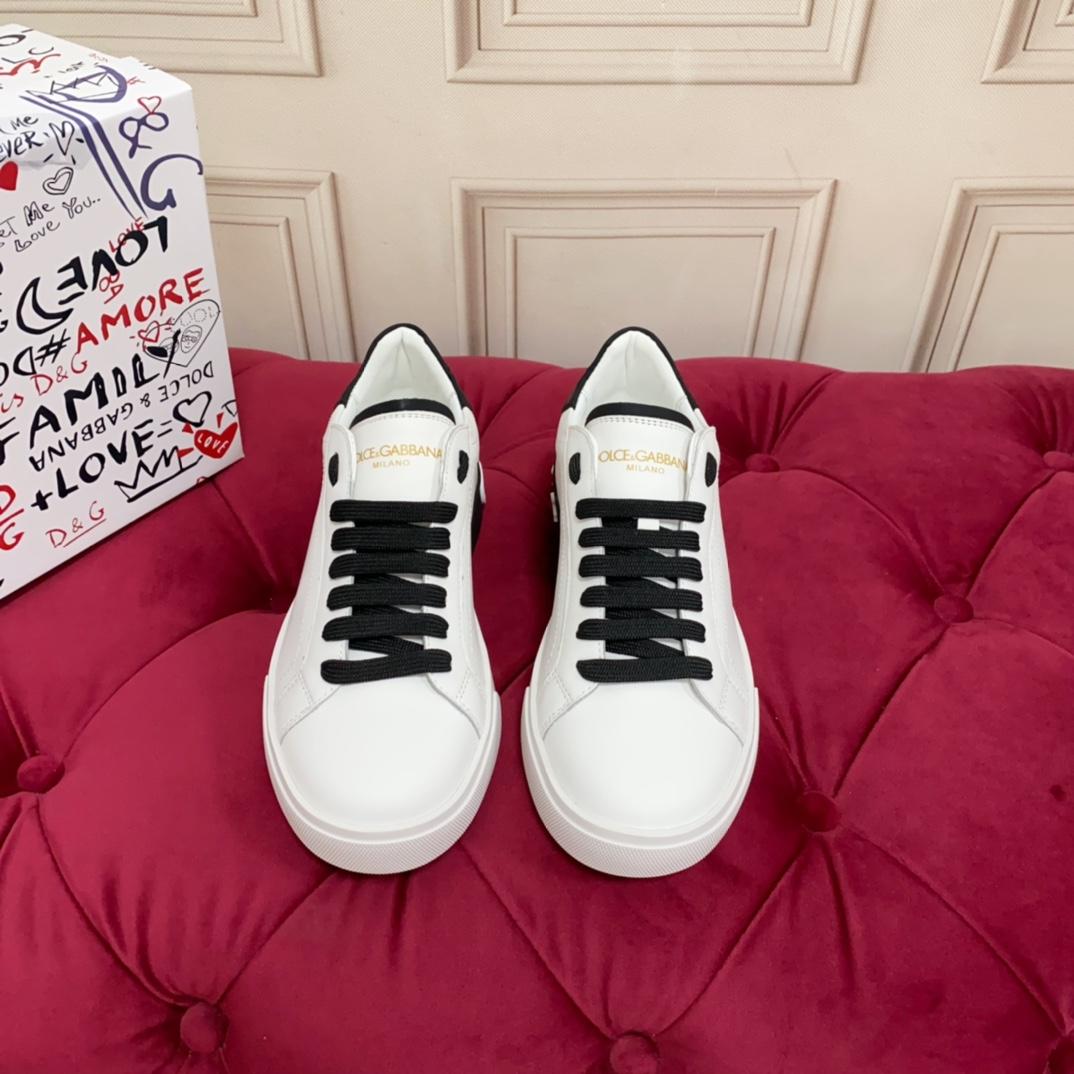 Dolce & Gabbana Calfskin Portofino Sneakers - 