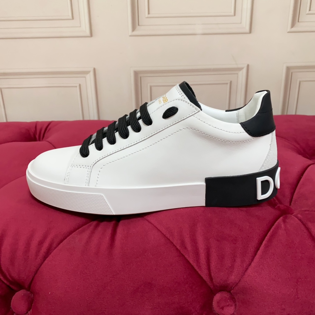 Dolce & Gabbana Calfskin Portofino Sneakers - 