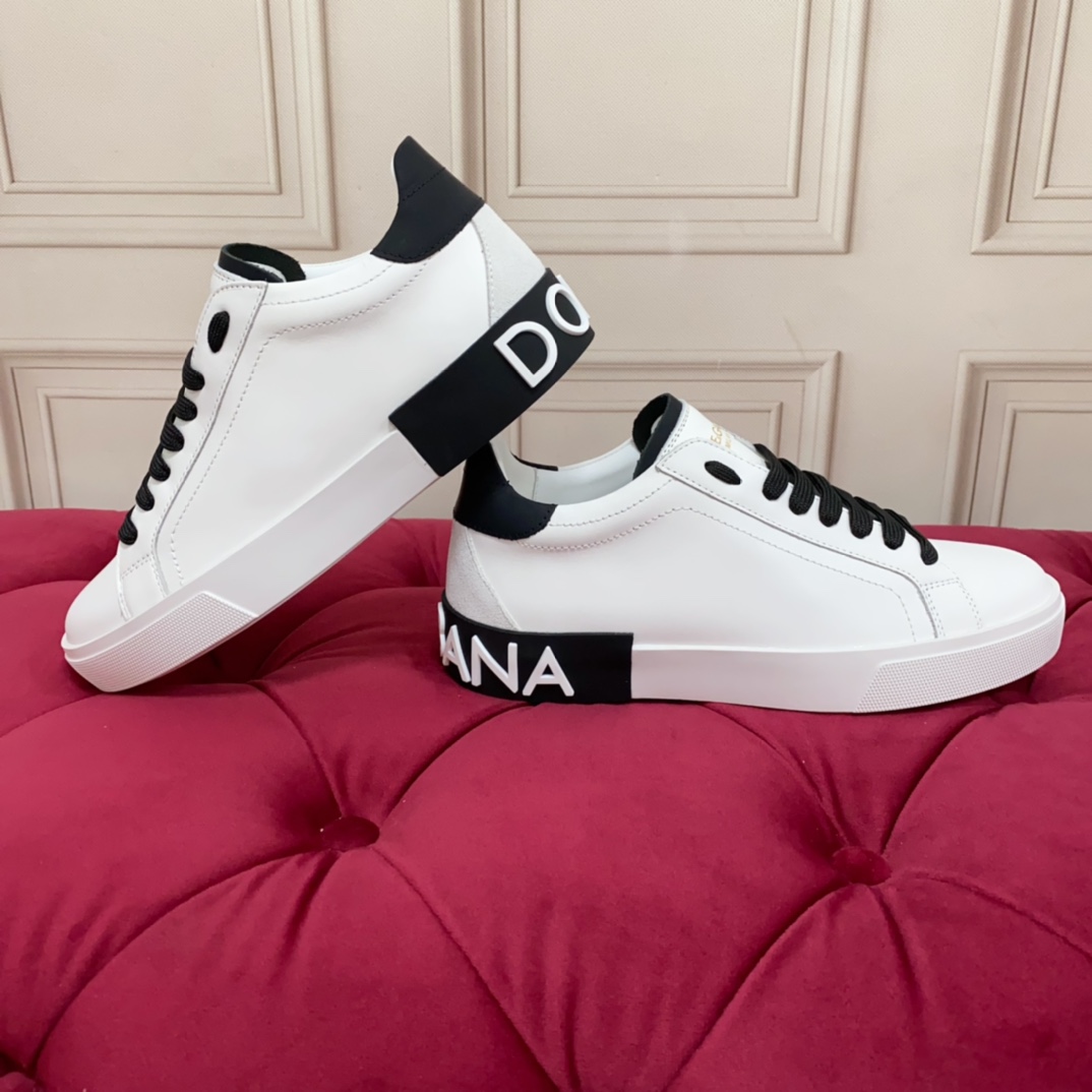 Dolce & Gabbana Calfskin Portofino Sneakers - 