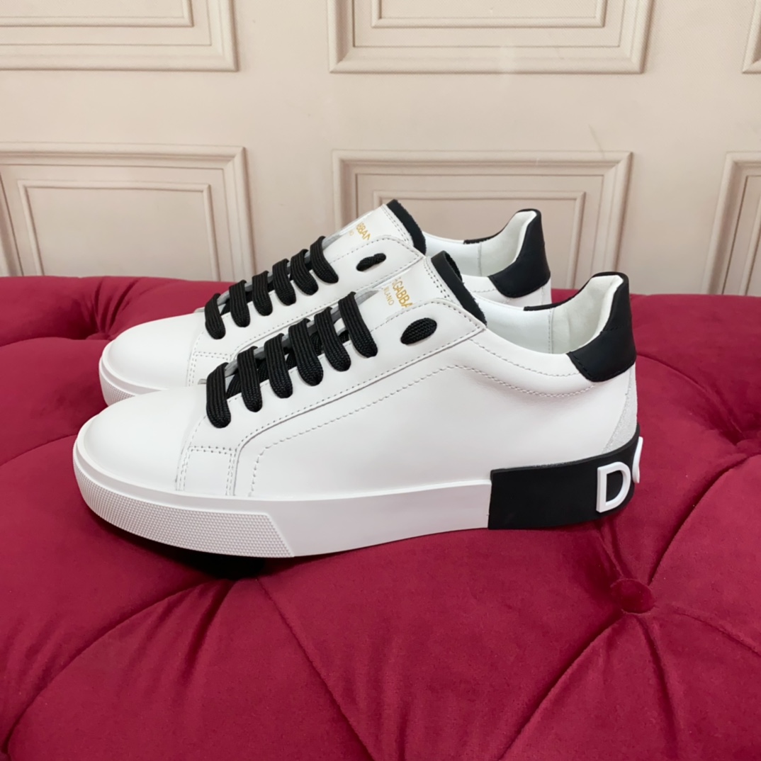 Dolce & Gabbana Calfskin Portofino Sneakers - 
