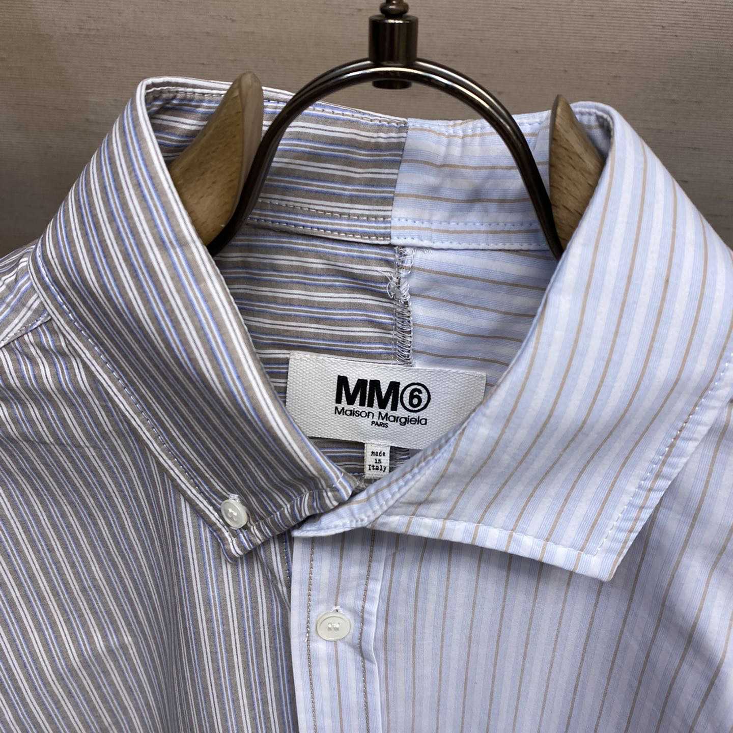 Maison Margiela Logo-print Asymmetric Shirt - 
