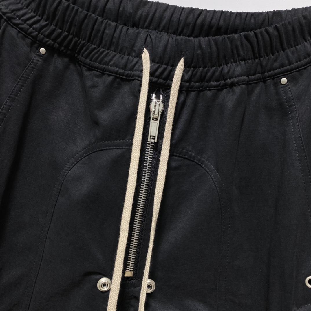 Rick Owens Black Bauhaus Cargo Pants - 
