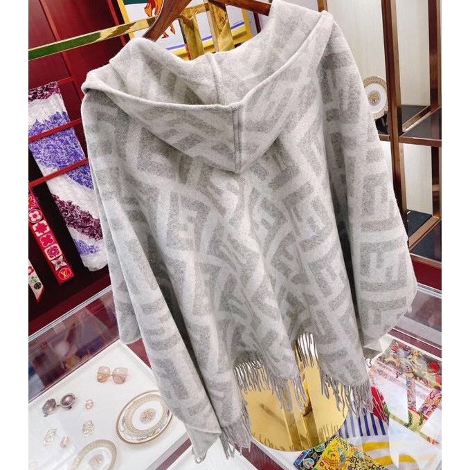 Fendi Cashmere Poncho - 