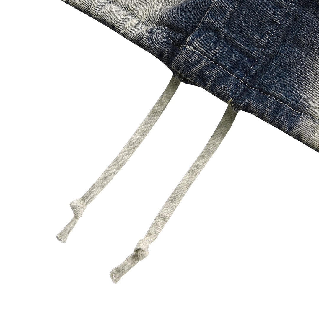 Rick Owens Drkshdw Faded Denim Jacket - 