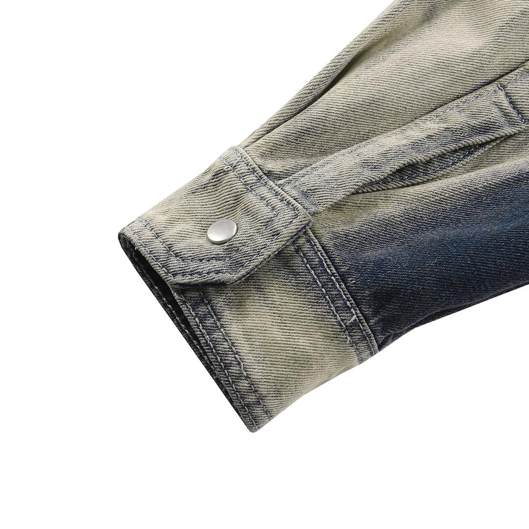Rick Owens Drkshdw Faded Denim Jacket - 