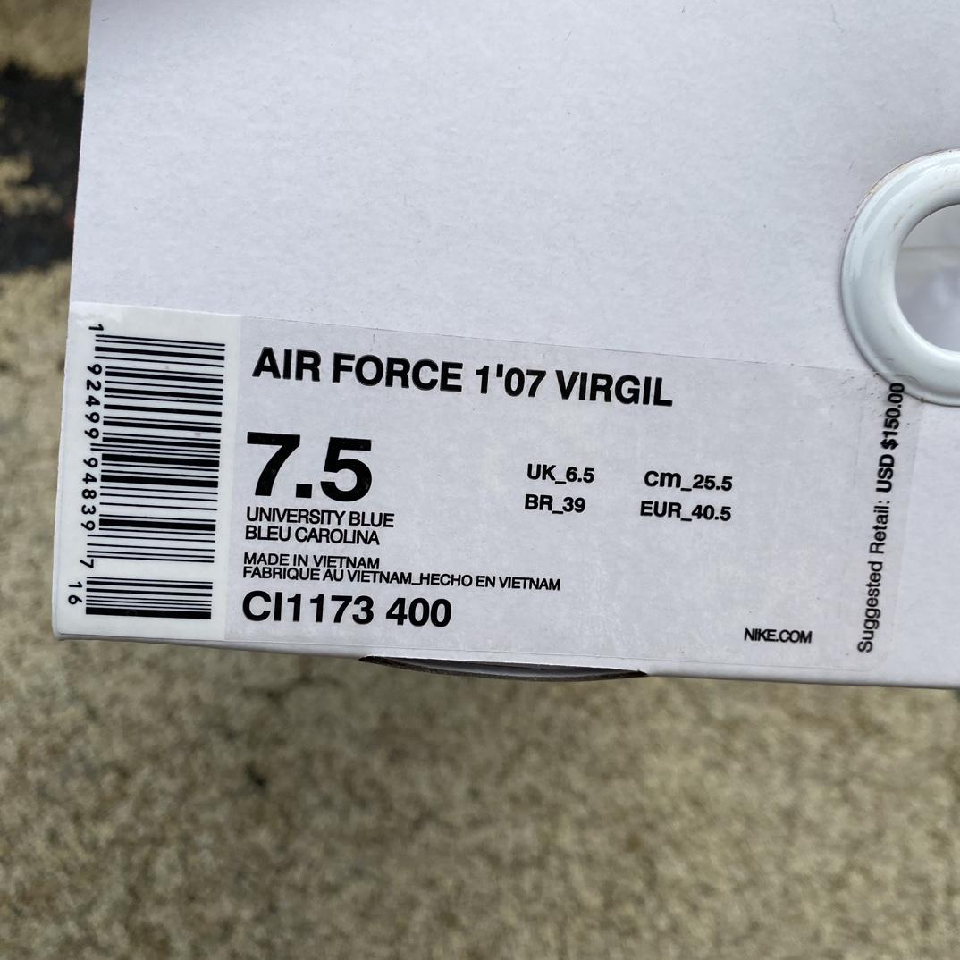 Off-White x Nike Air Force 1 '07 Sneaker     CI1173-400 - 