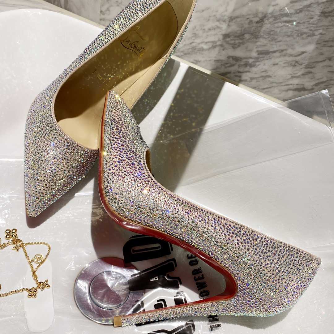 Christian Louboutin Kate Strass 100 mm Pumps - 