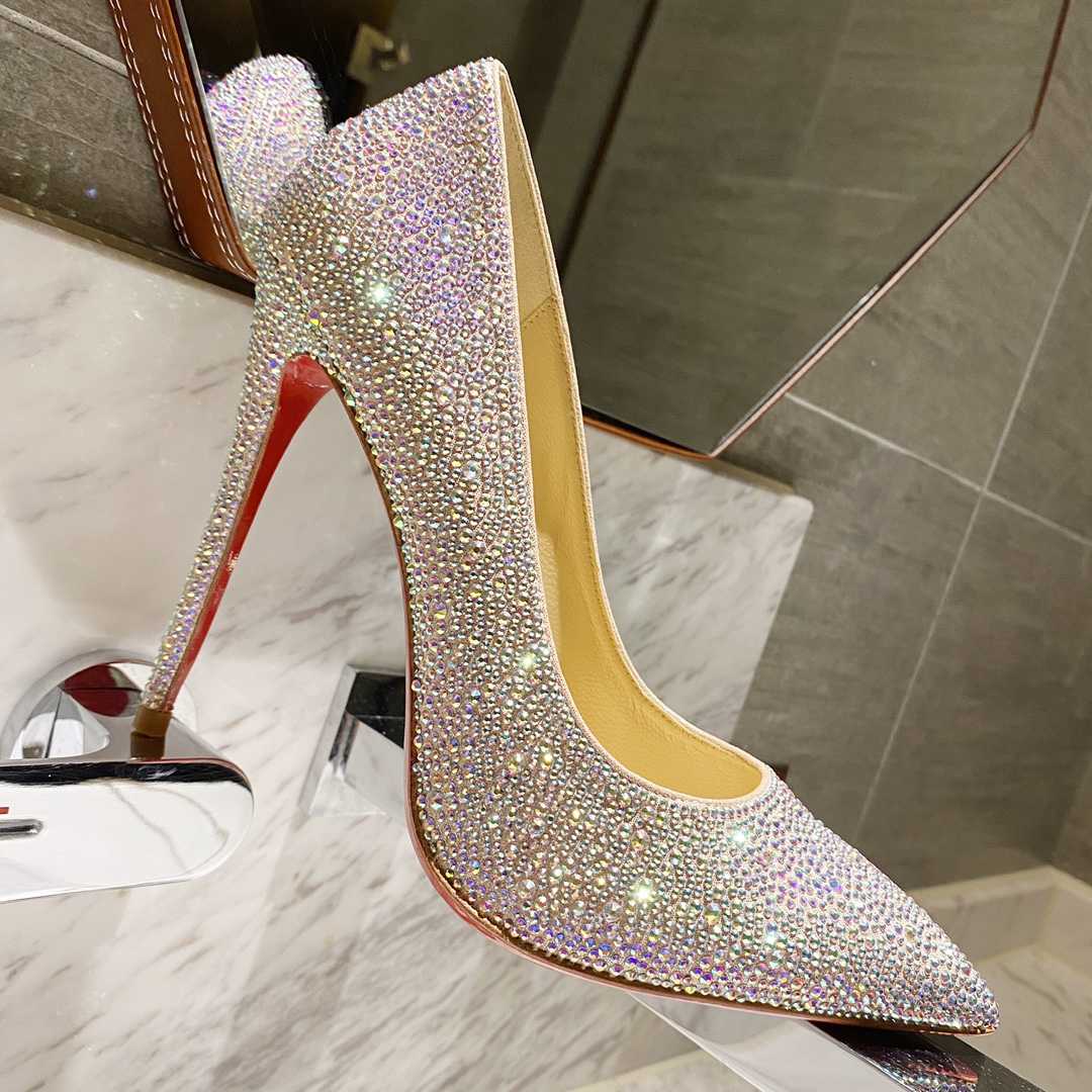 Christian Louboutin Kate Strass 100 mm Pumps - 