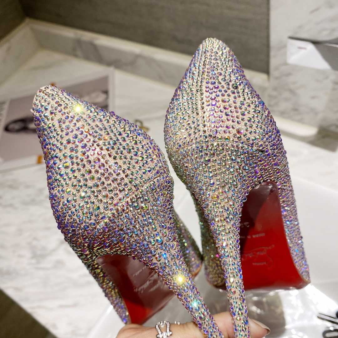 Christian Louboutin Kate Strass 100 mm Pumps - 