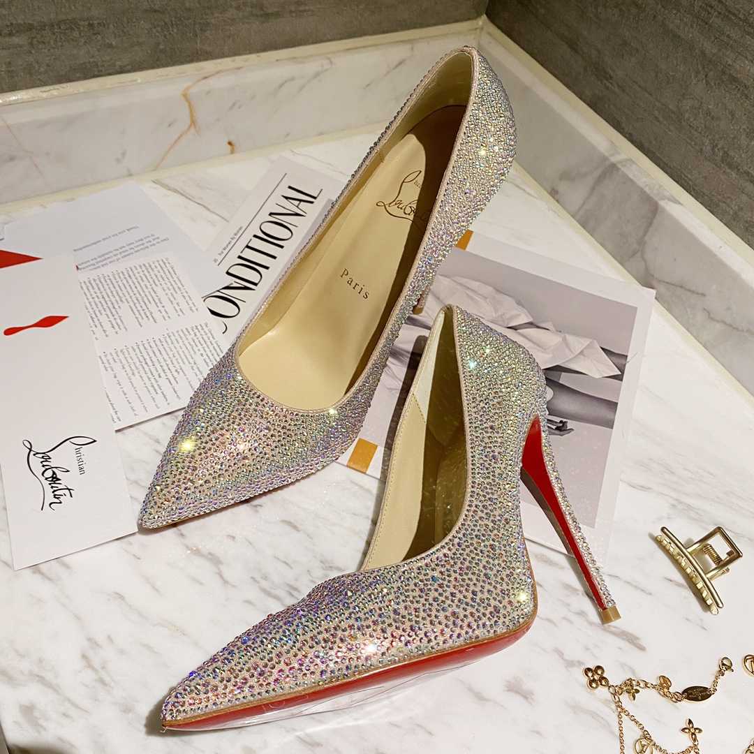 Christian Louboutin Kate Strass 100 mm Pumps - 