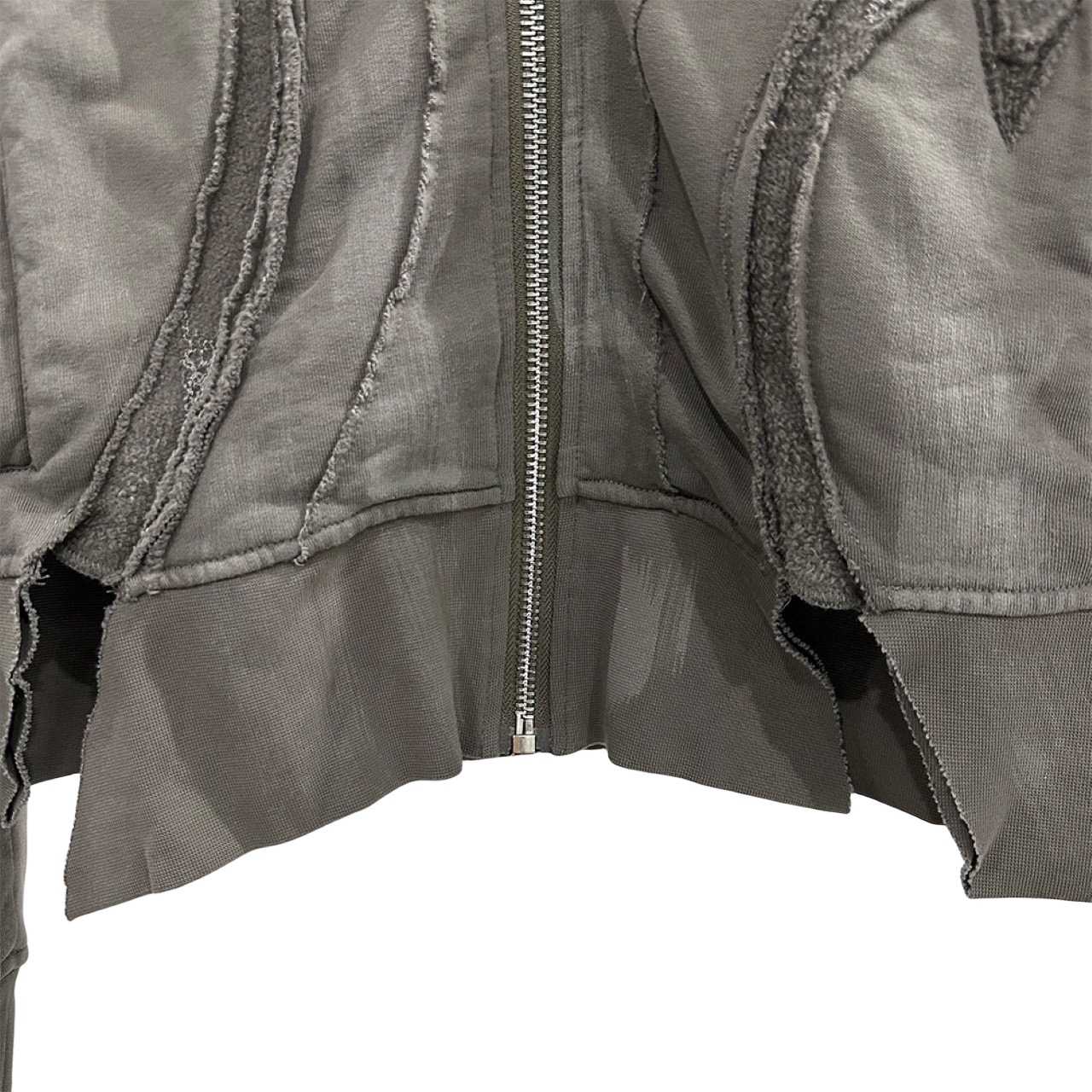 Rick Owens Drkshdw Cropped Zip-up Hoodie - 