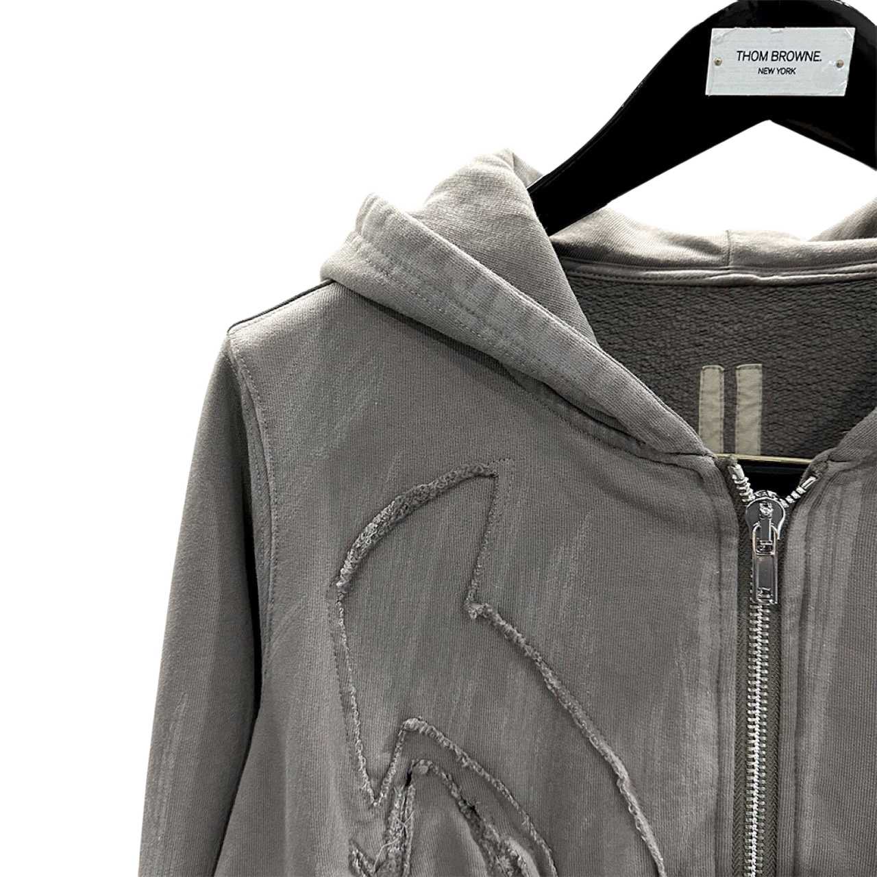 Rick Owens Drkshdw Cropped Zip-up Hoodie - 