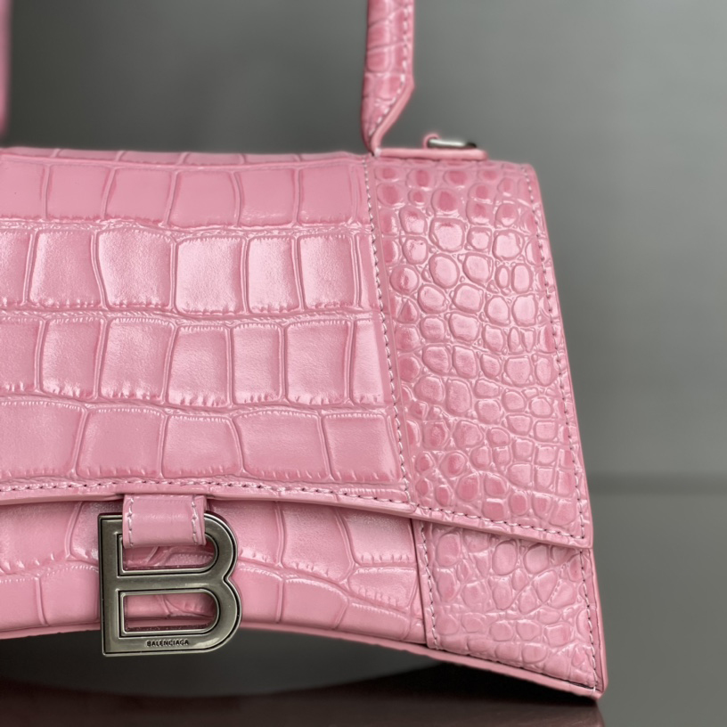 Balenciaga ‘Hourglass XS’ Shoulder Bag (19-21-8cm) - 