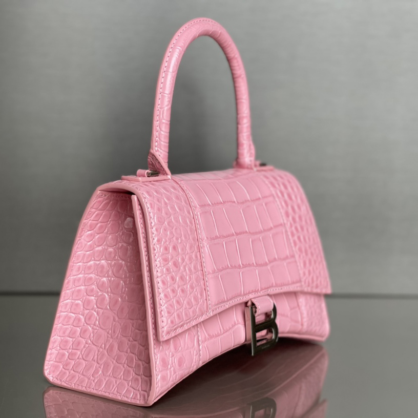 Balenciaga ‘Hourglass XS’ Shoulder Bag (19-21-8cm) - 