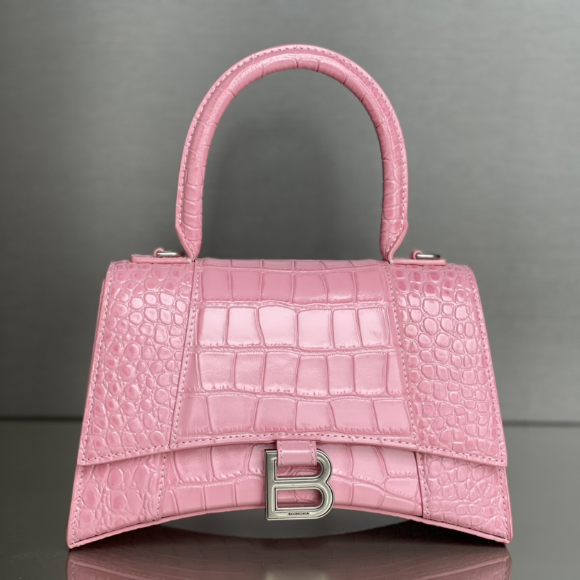 Balenciaga ‘Hourglass XS’ Shoulder Bag (19-21-8cm) - 