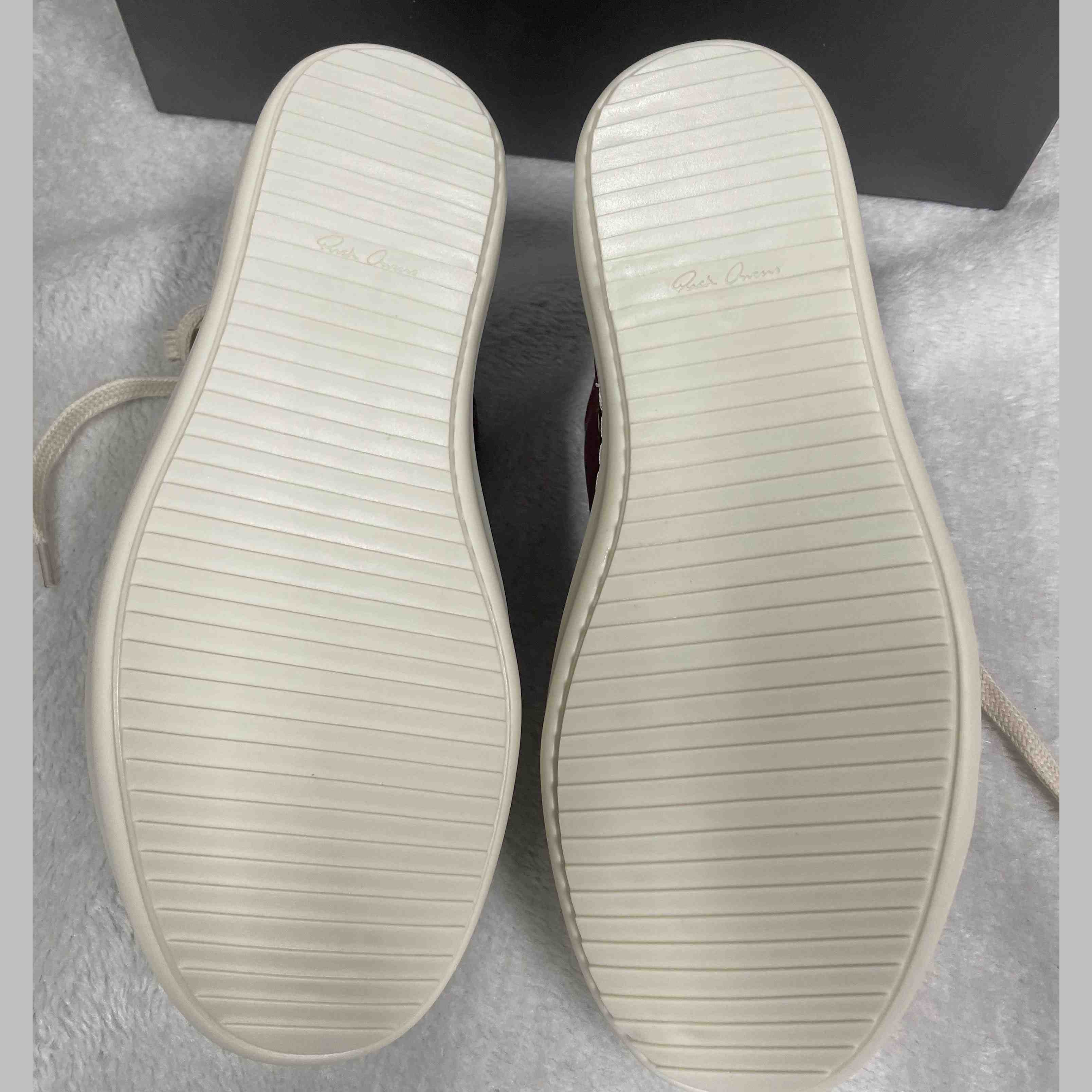 Rick Owens Low-Top Leather Sneakers - DesignerGu