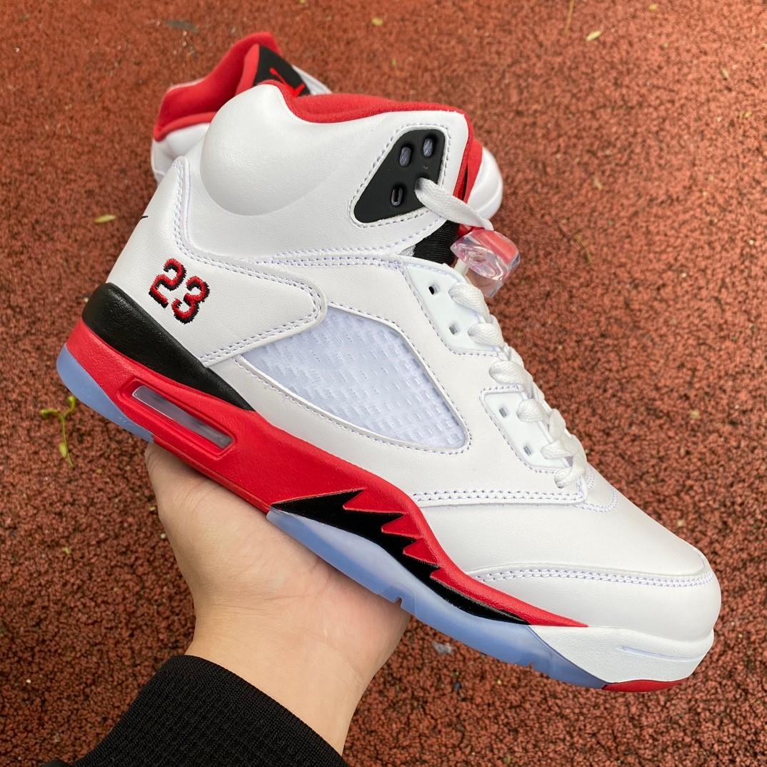 Air Jordan 5 Fire Red Sneakers     136027/440888-120 - 