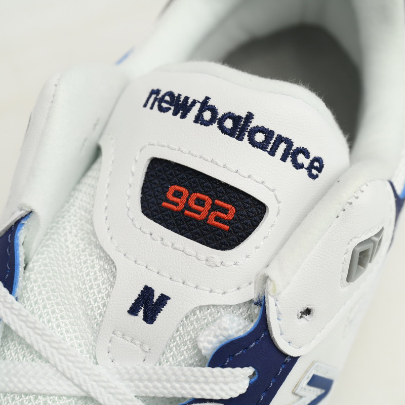 New Balance 992 White Blue Sneakers      M992EC  - 