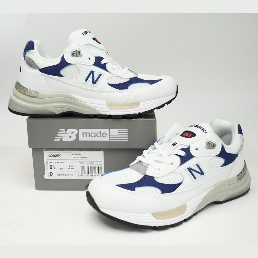 New Balance 992 White Blue Sneakers      M992EC  - 