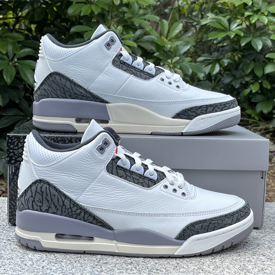 Air Jordan 3 “Cement Grey” Basketball Shoes      CT8532-106 - 