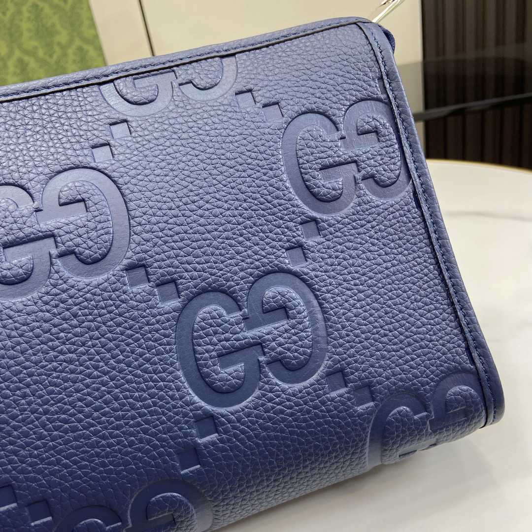 Gucci Jumbo GG Pouch (28.5x 18x 9cm) - 