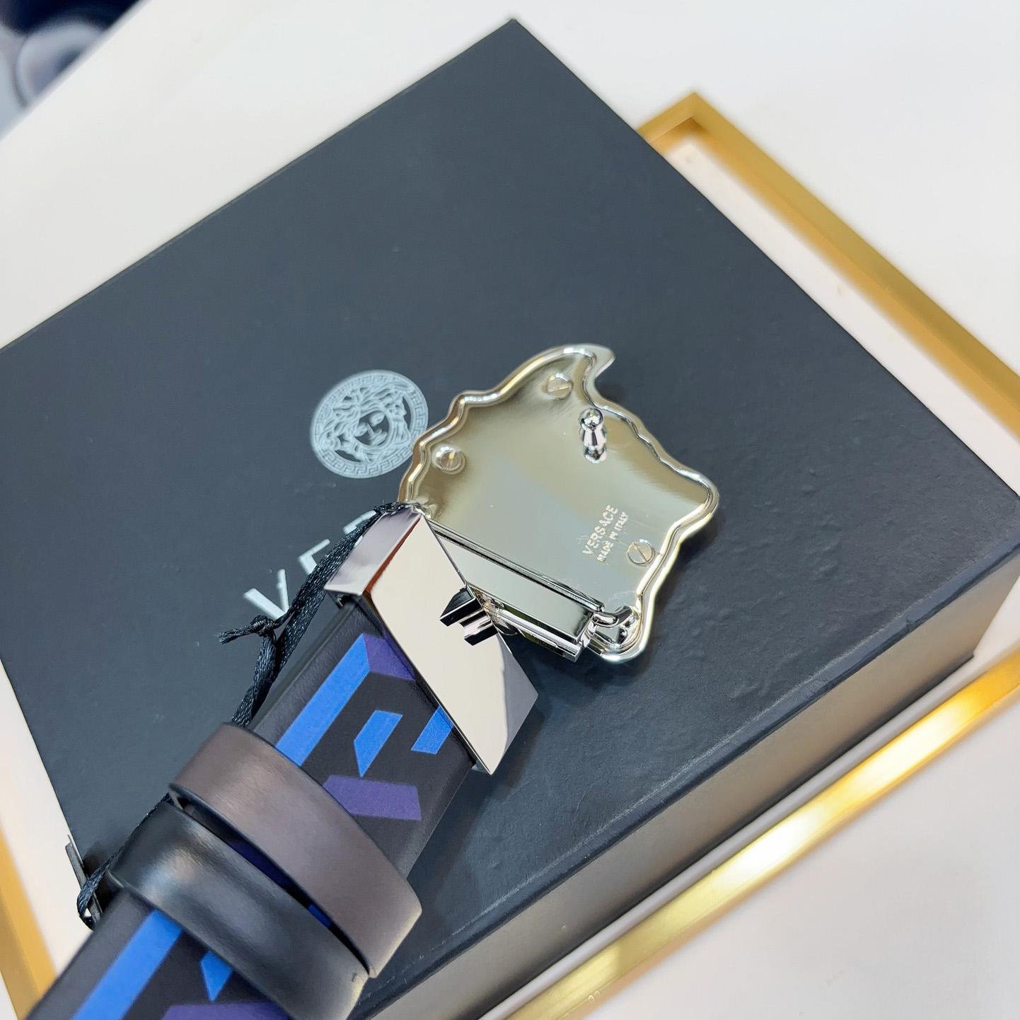Versace Reversible Leather Belt    40mm - 