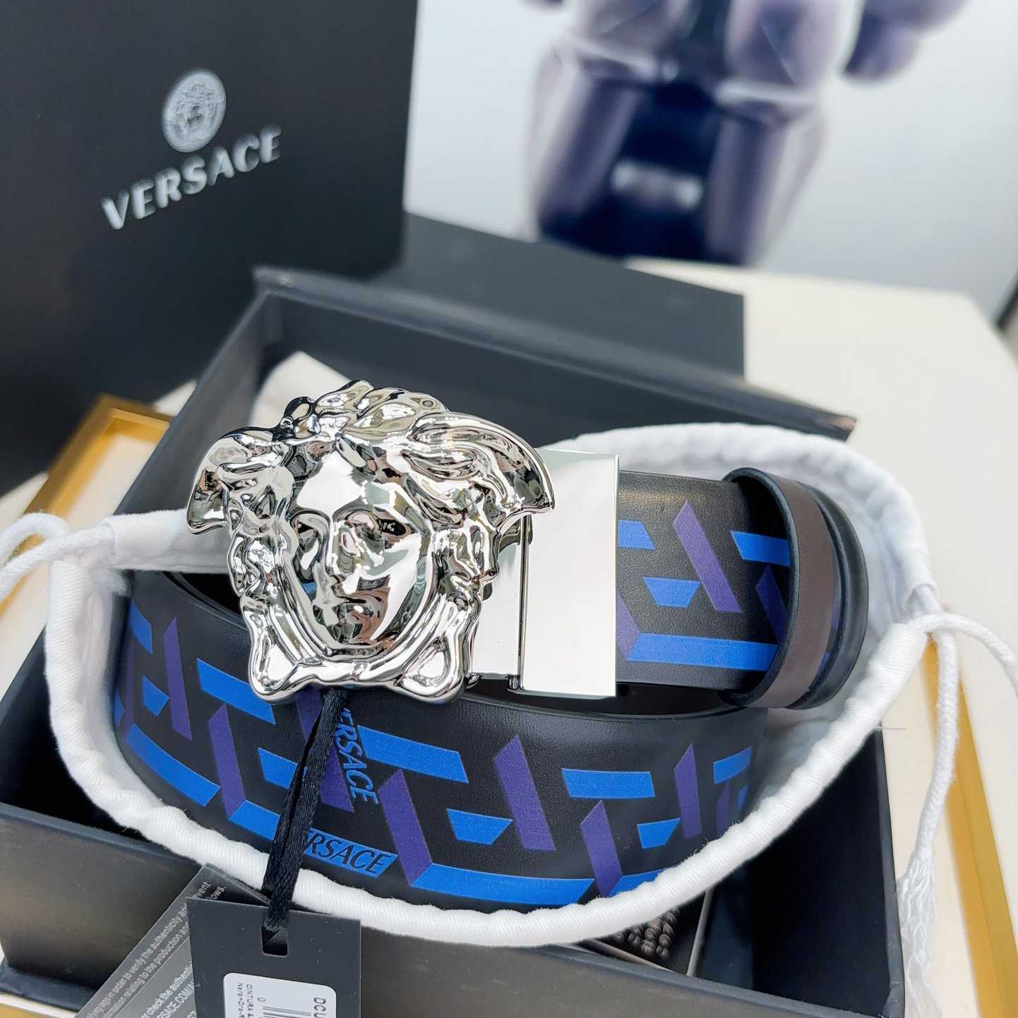 Versace Reversible Leather Belt    40mm - 