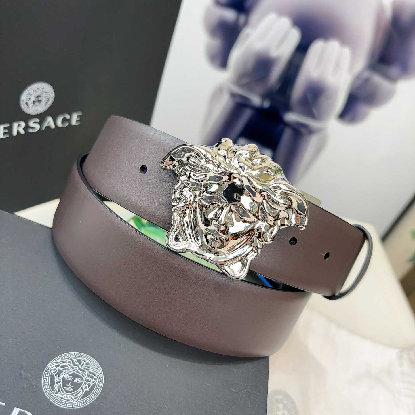 Versace Reversible Leather Belt    40mm - 