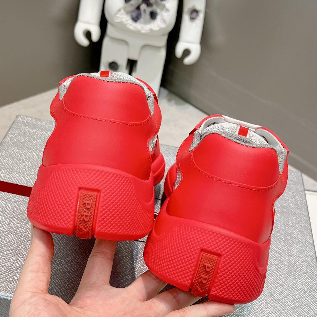 Prada America's Cup Soft Rubber And Bike Fabric Sneakers - 
