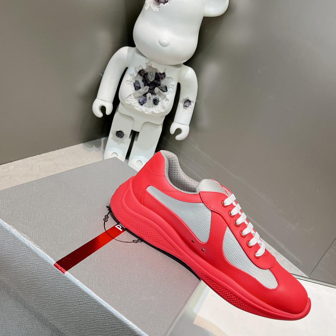 Prada America's Cup Soft Rubber And Bike Fabric Sneakers - 