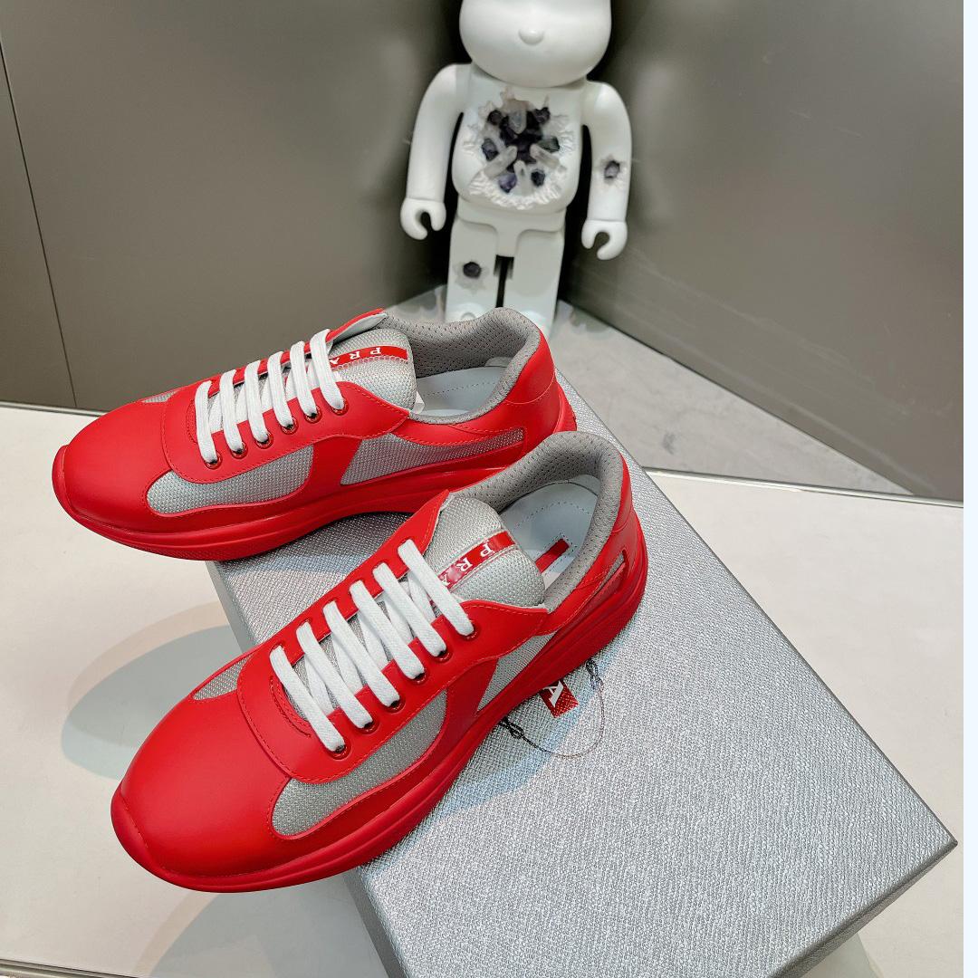 Prada America's Cup Soft Rubber And Bike Fabric Sneakers - 