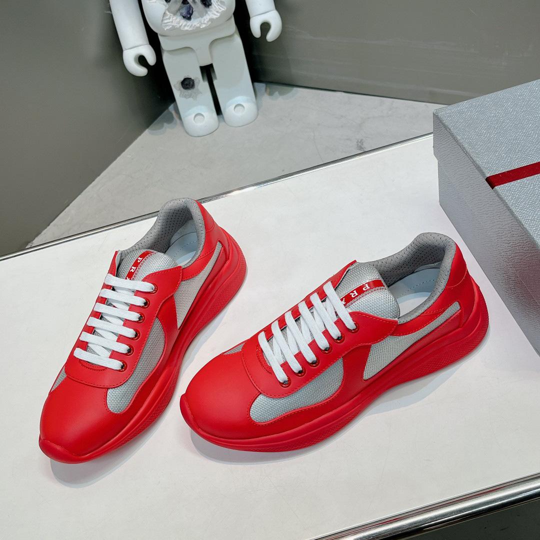 Prada America's Cup Soft Rubber And Bike Fabric Sneakers - 
