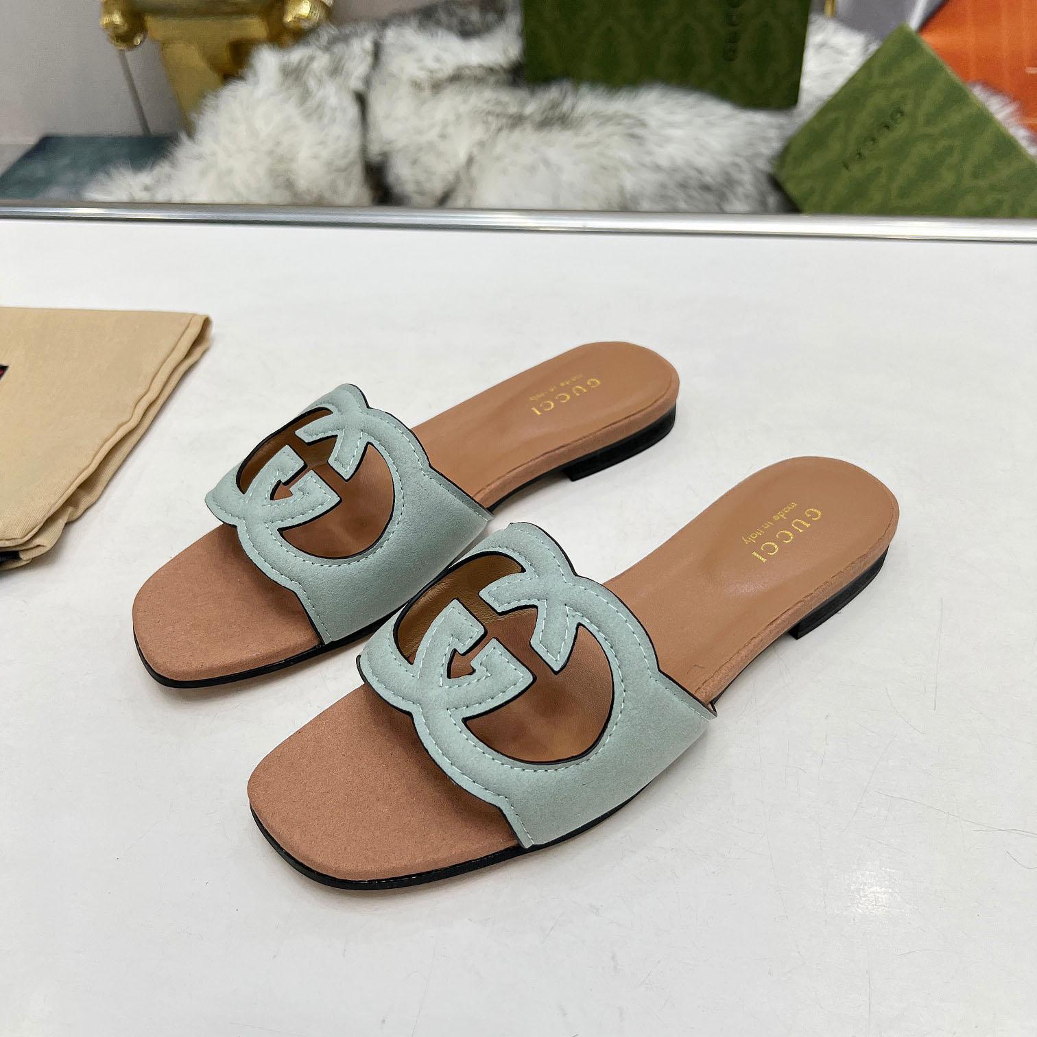 Gucci Women's Interlocking G Cut-out Sandal - DesignerGu