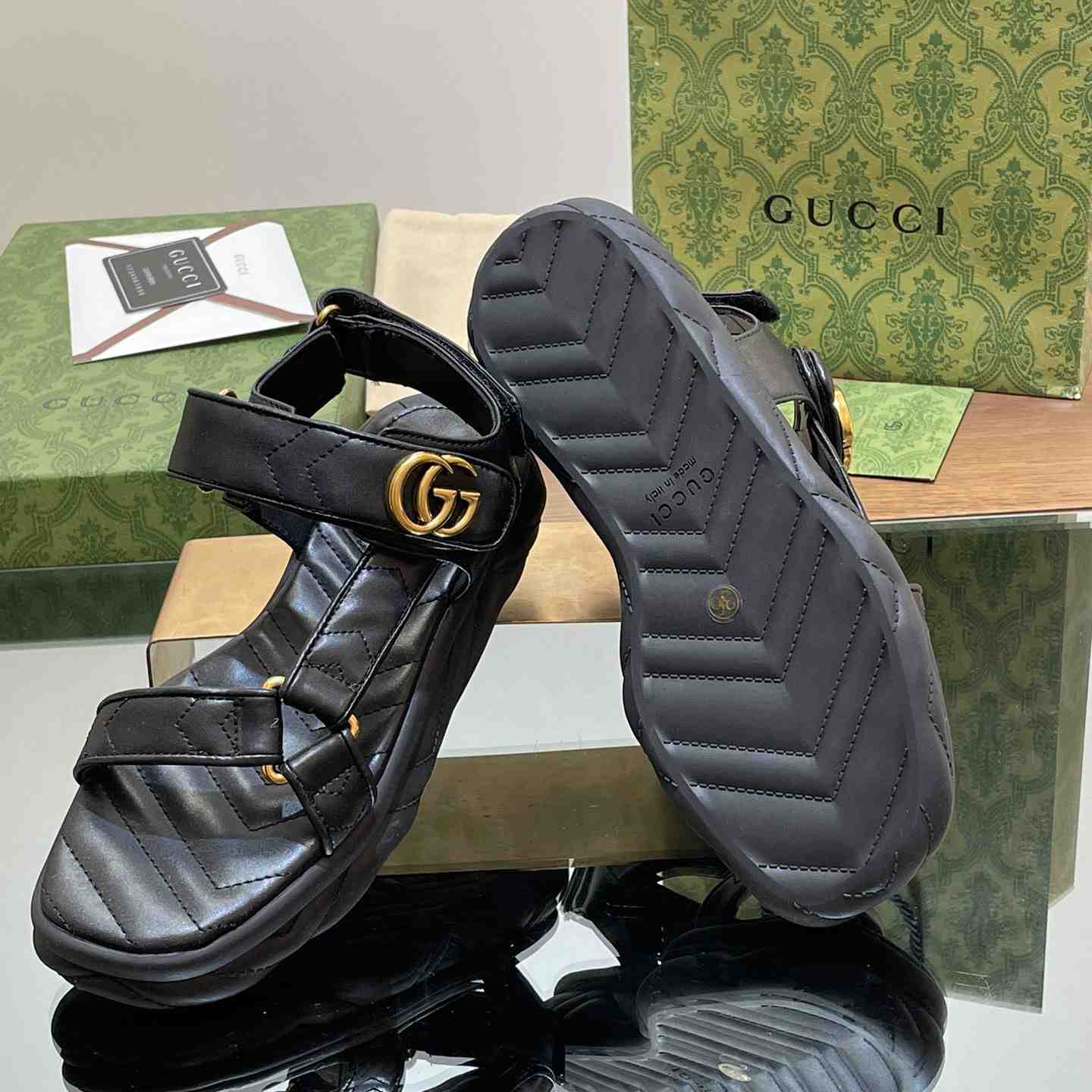Gucci Women's Double G Sandal - 