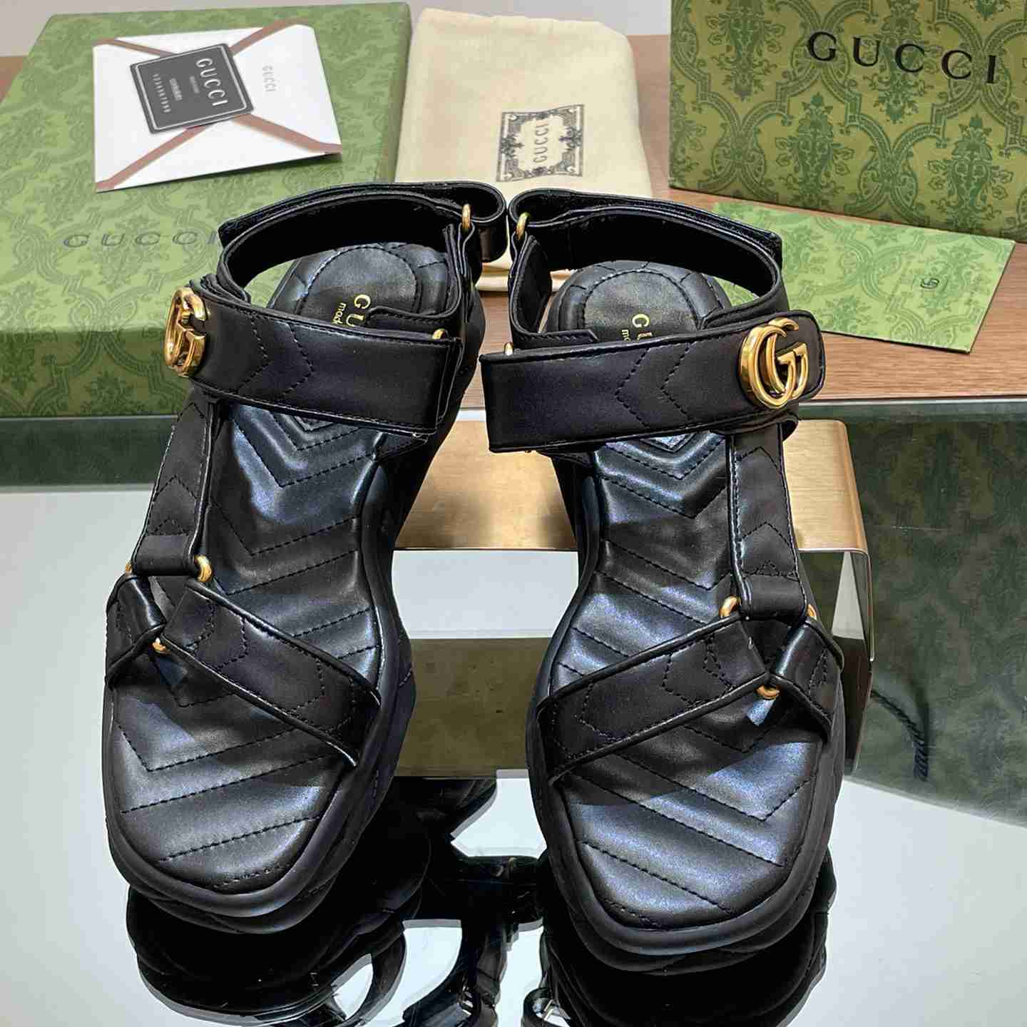 Gucci Women's Double G Sandal - 
