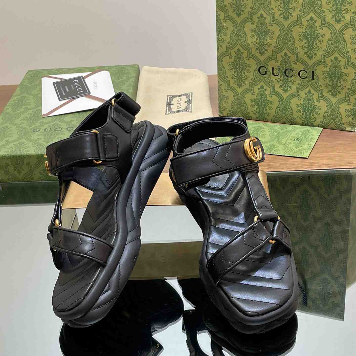 Gucci Women's Double G Sandal - 