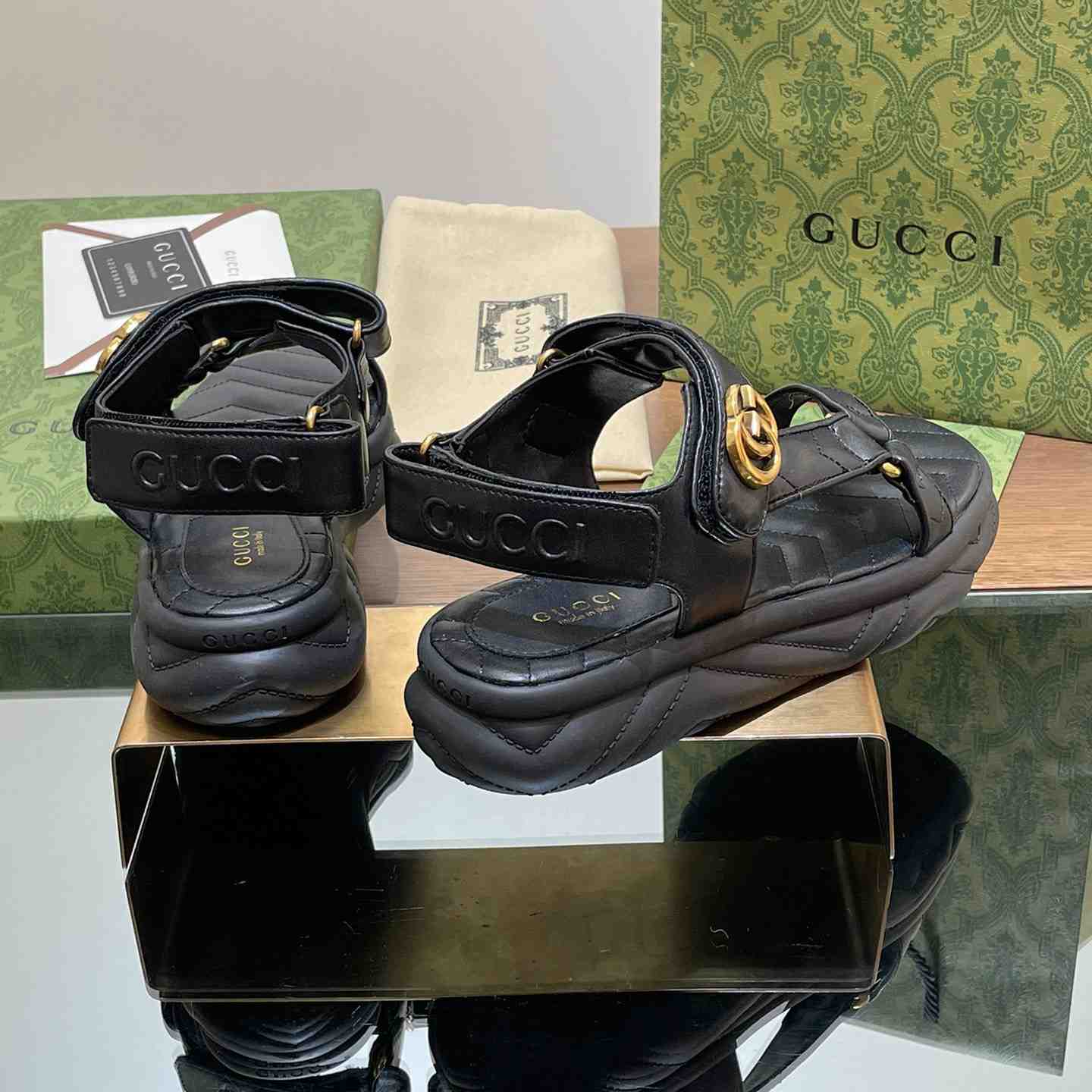 Gucci Women's Double G Sandal - 