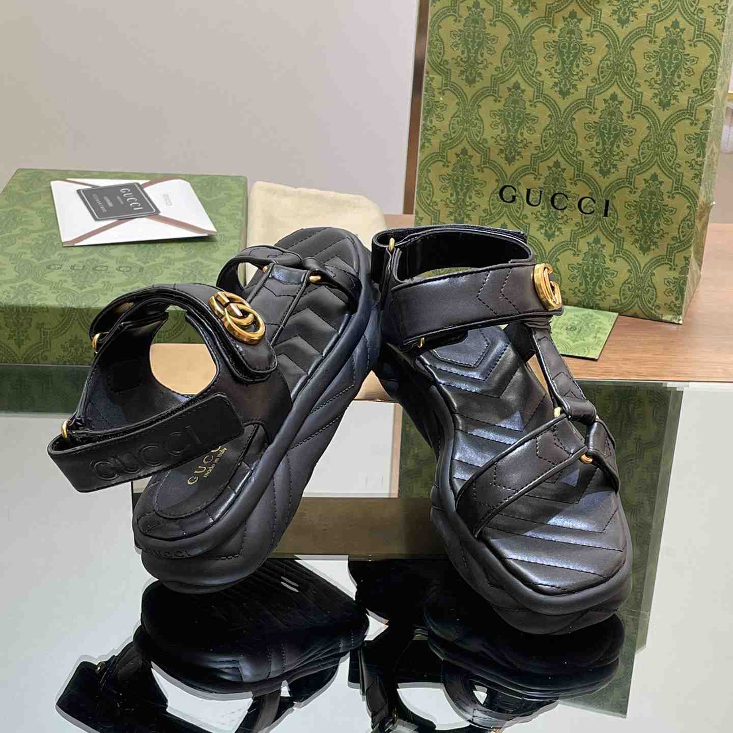 Gucci Women's Double G Sandal - 