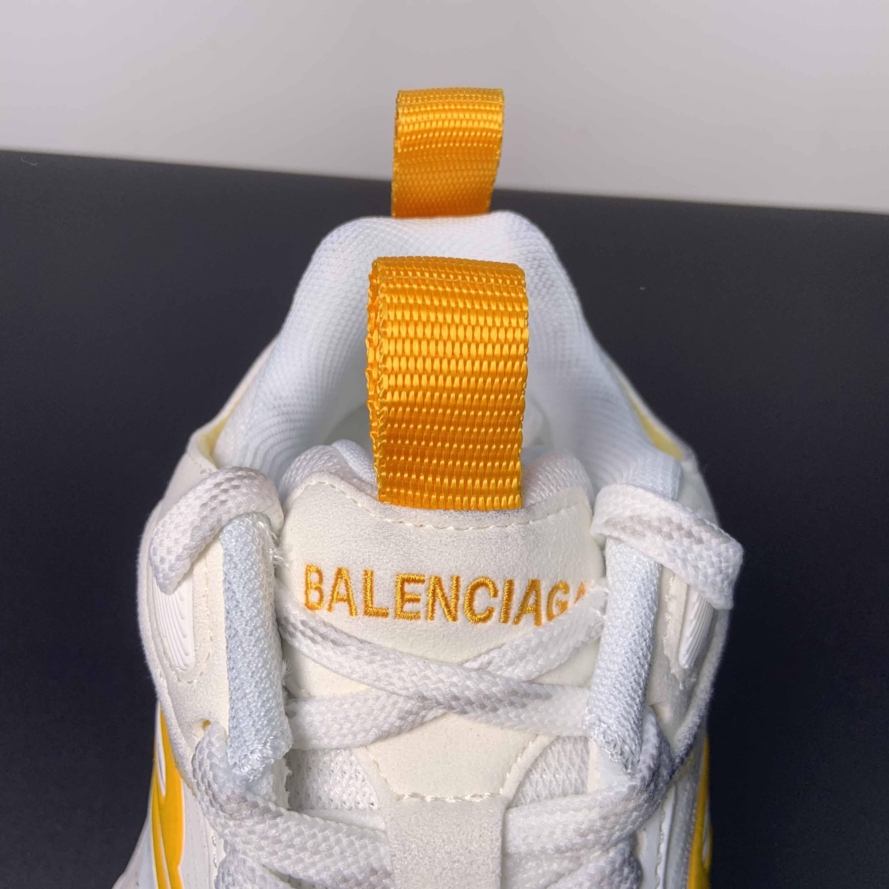 Balenciaga Cargo Sneaker In White/Grey/Orange /Blue  - 