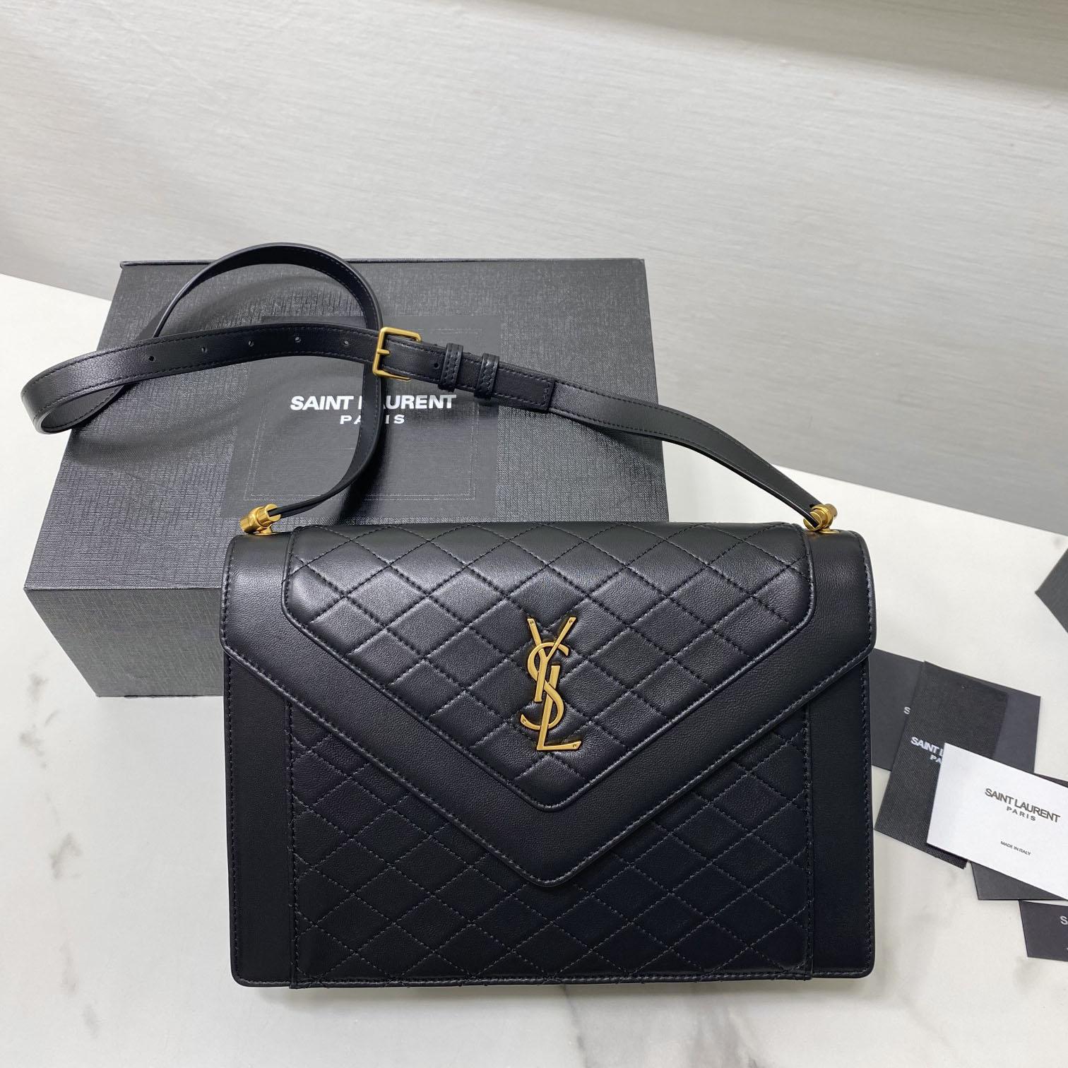 Saint Laurent Leather Crossbody Bag  ( 26x18x5cm) - 