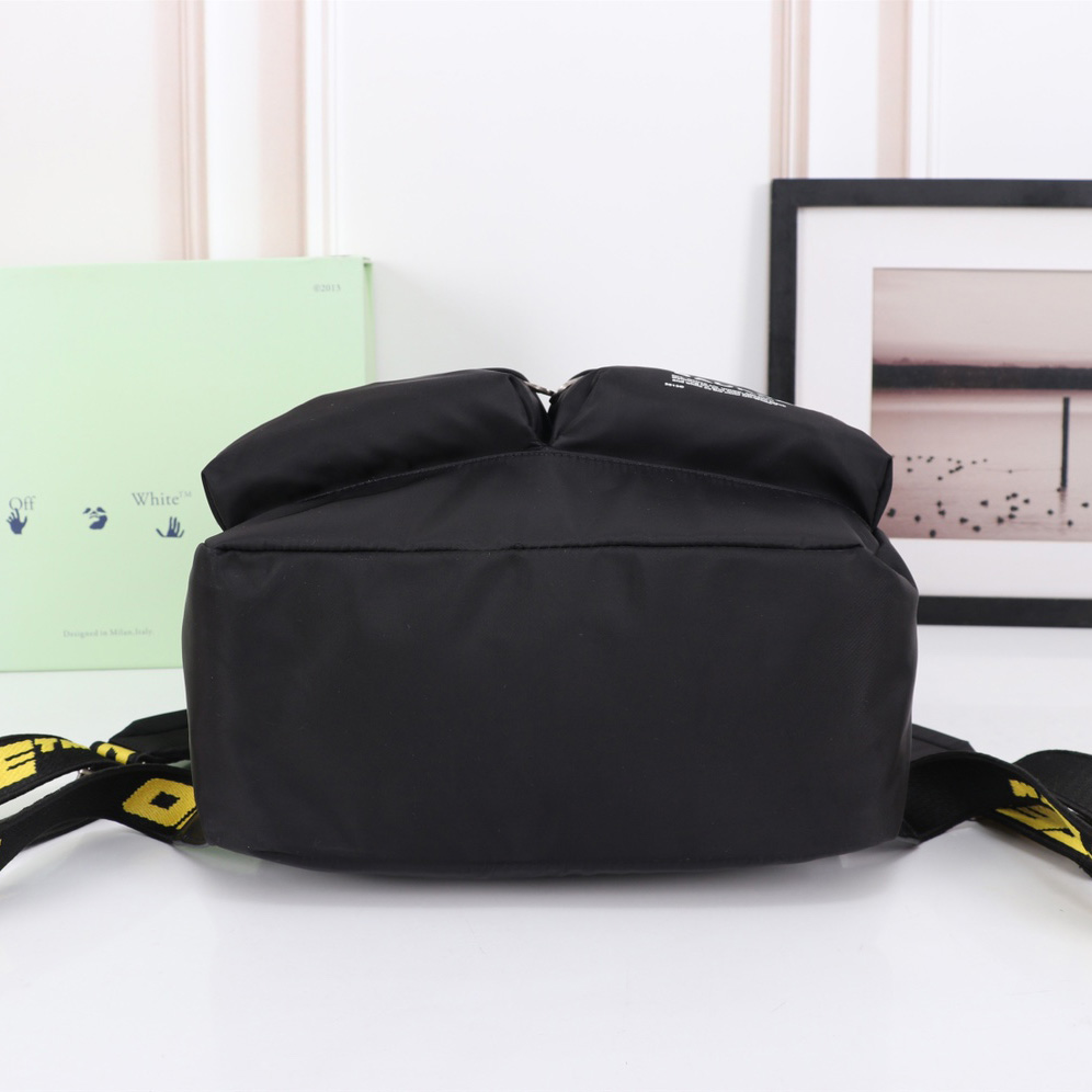 Off White Quote Nylon Backpack  （31×13×47.5cm） - 