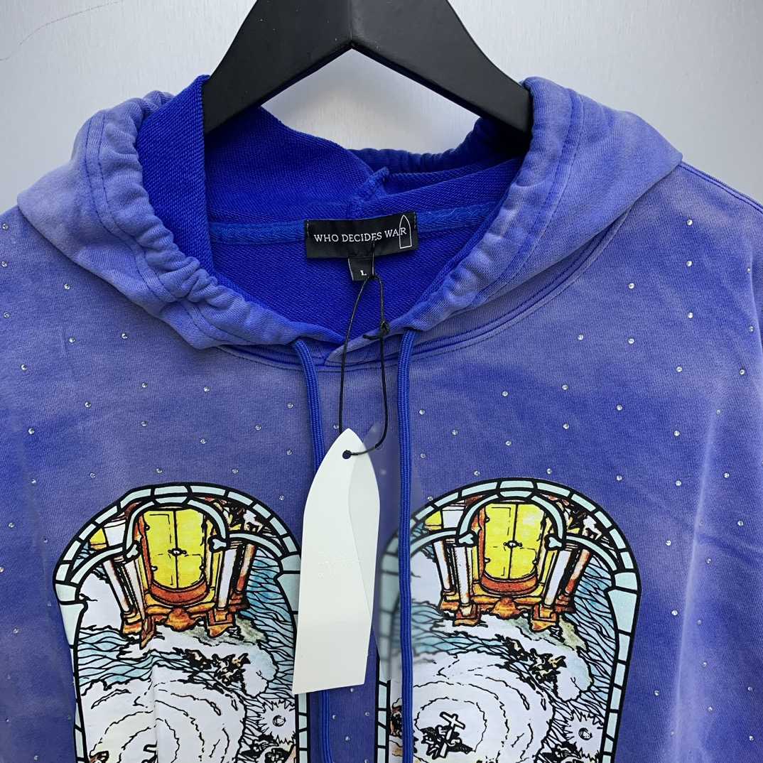 Who Decides War Chalice Embroidered Hooded Sweatshirt - 