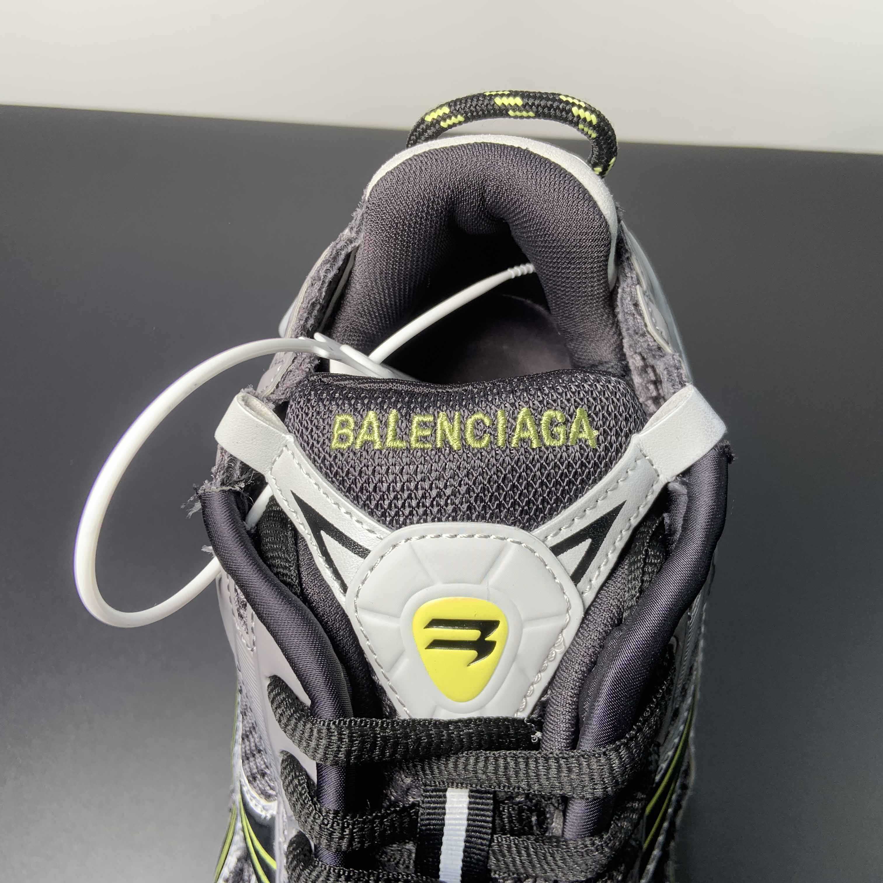Balenciaga Runner Sneaker In Grey/Yellow And White - 
