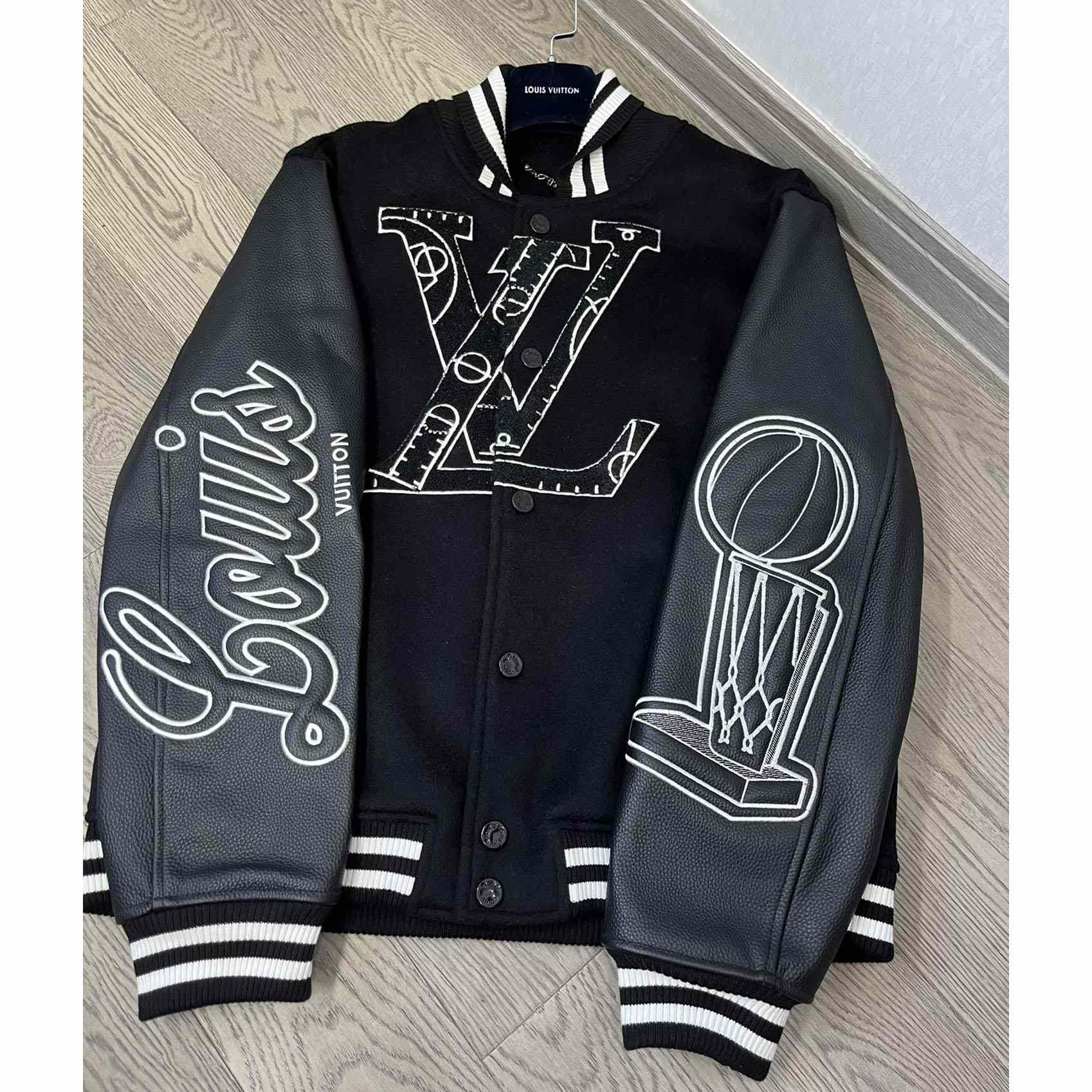 Louis Vuitton x NBA Leather Basketball Jacket - 