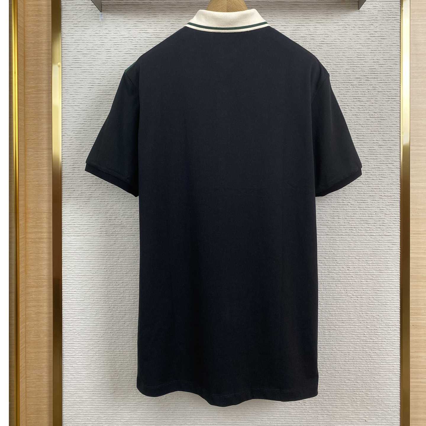 Gucci Cotton Polo With Interlocking G - 