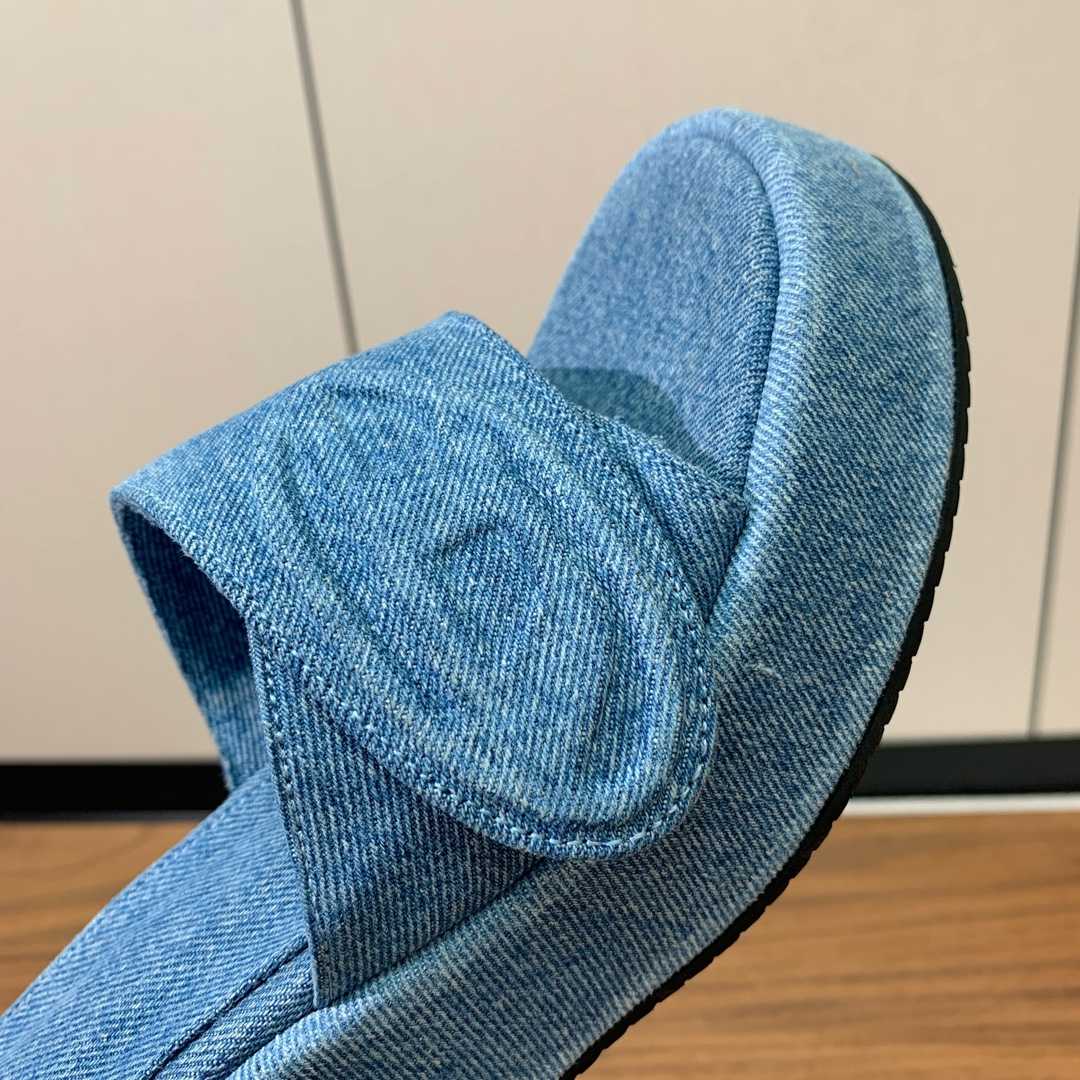 Diesel Sa-Oval D Pf W Denim Sandals - 